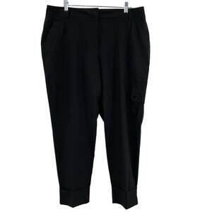 Chico’s Black‎ Crossover Ankle Utility Pants, NWT, Sz. 2.5 (Medium) Ultimate Fit